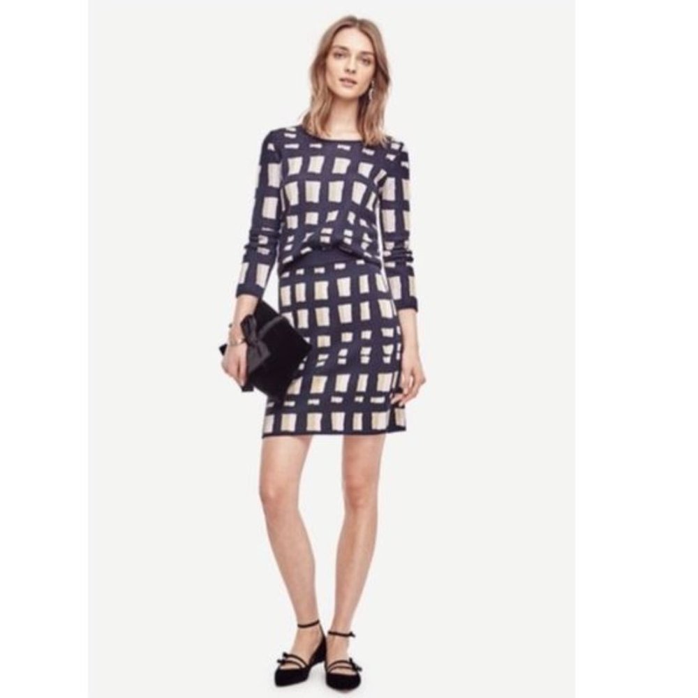 NWT Ann Taylor Lattice Knit Skirt - Picture 1 of 5